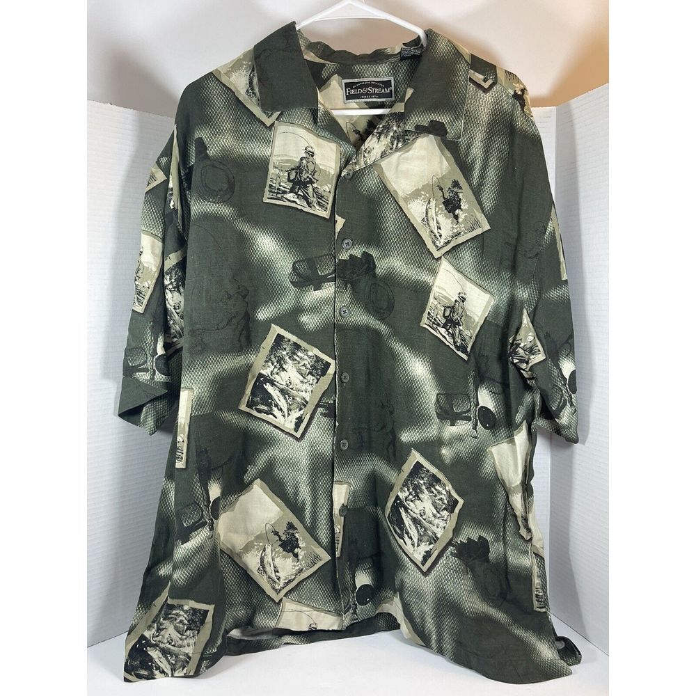 Field‎ and Stream short sleeve shirt fishing mens shirt